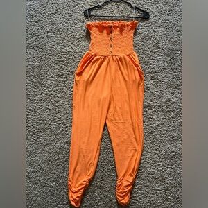 Orange Women's Jumpsuit
